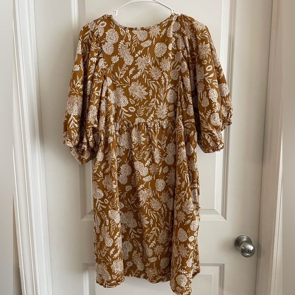 Universal Thread Brown Floral Mini Dress - Picture 4 of 4